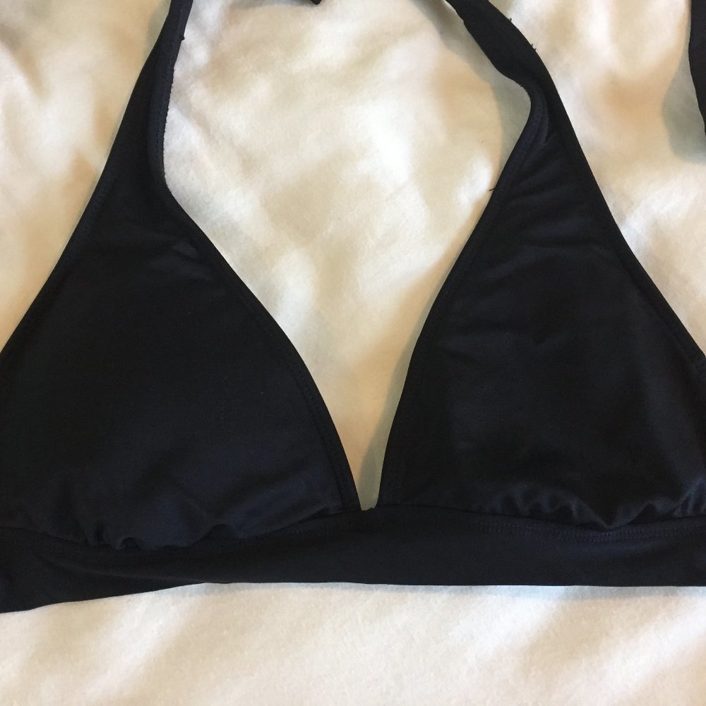 Mossimo Classic Black Halter Top & Side-Tie Bikini - Picture 4 of 8